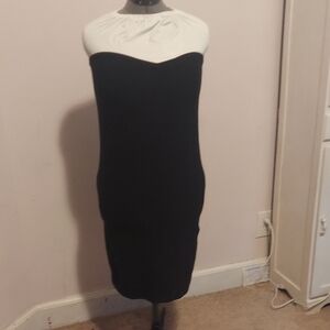 Elegant Black and White Women's Dress Sweater